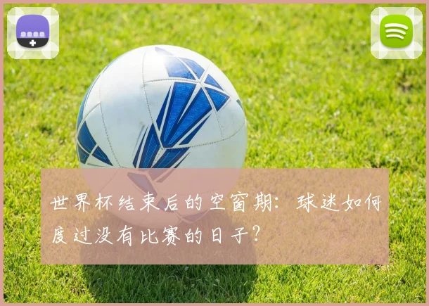 世界杯结束后的空窗期:球迷如何度过没有比赛的日子?