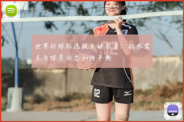 世界杯球队选拔关键因素:战术需求与球员状态如何平衡